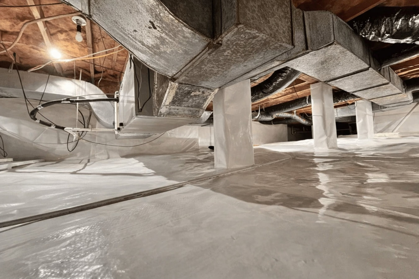 Crawl space vapor barrier in Reno, NV