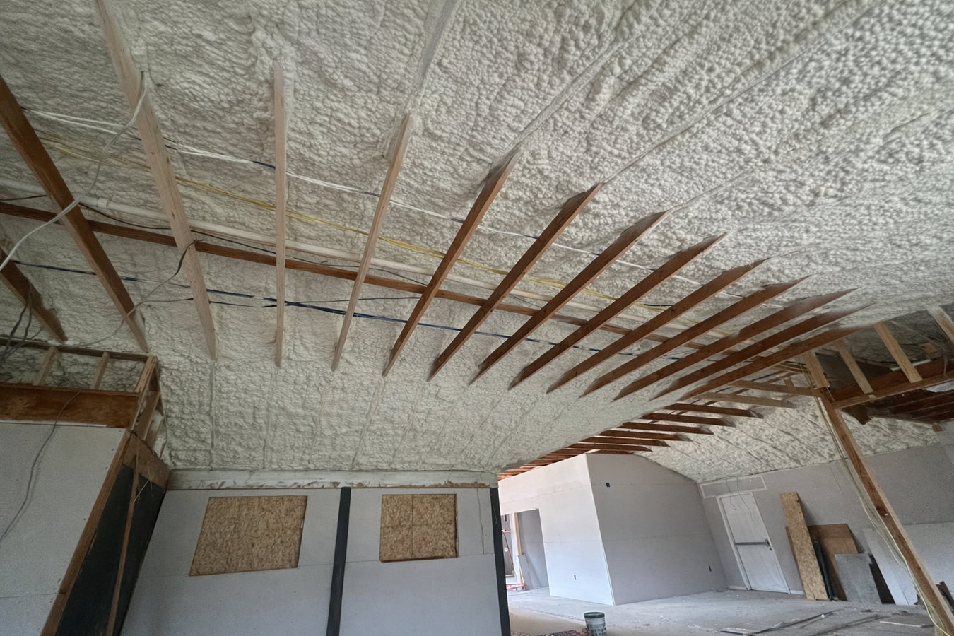 Open-cell foam insulation
