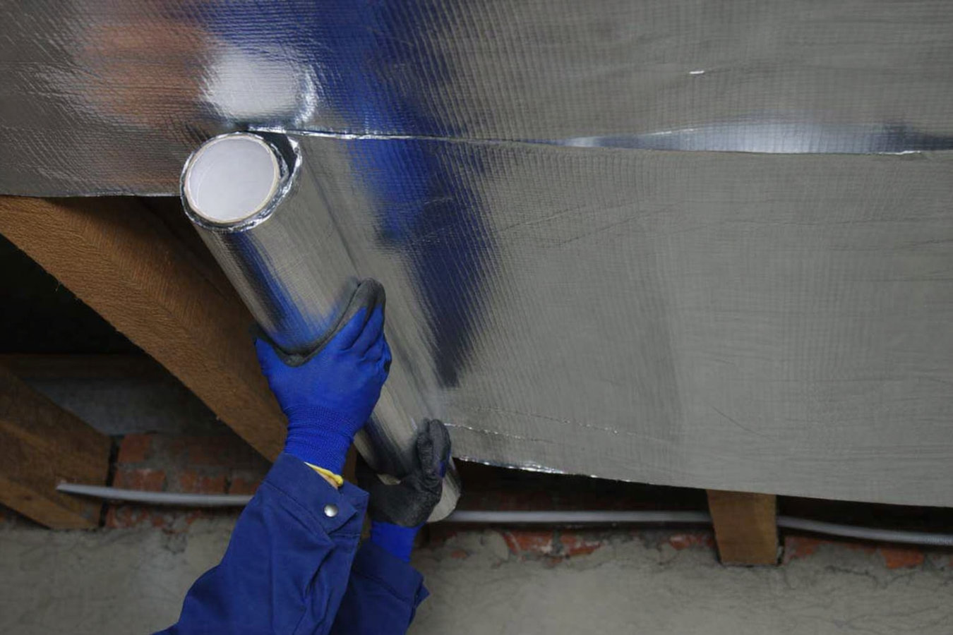 Vapor barrier installation